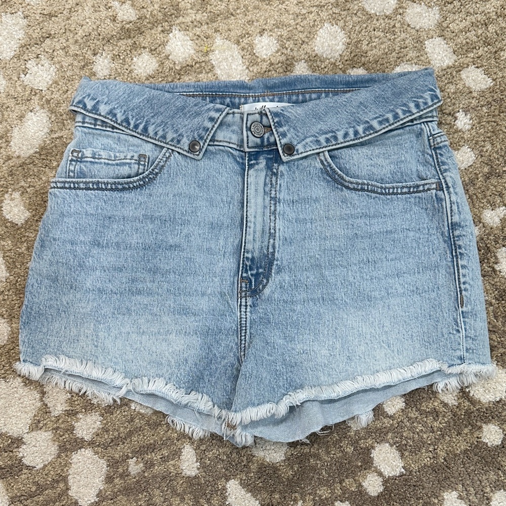 Willow and Root  The Rise Up denim jean cutt off  shorts size 29